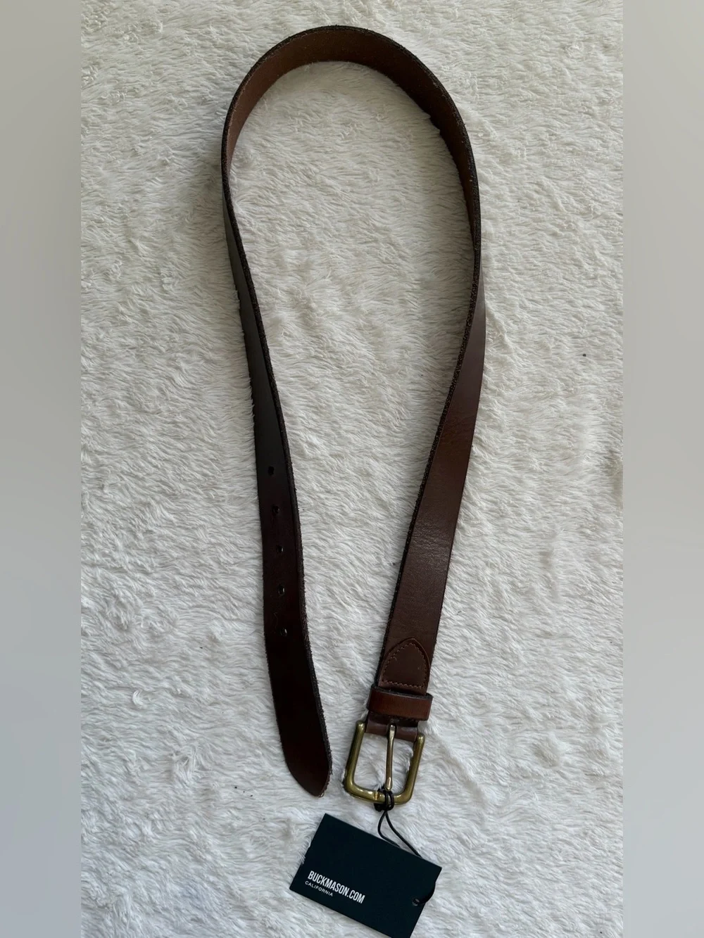 Buck Mason Full-Veg Workmans Belt 32 NWT